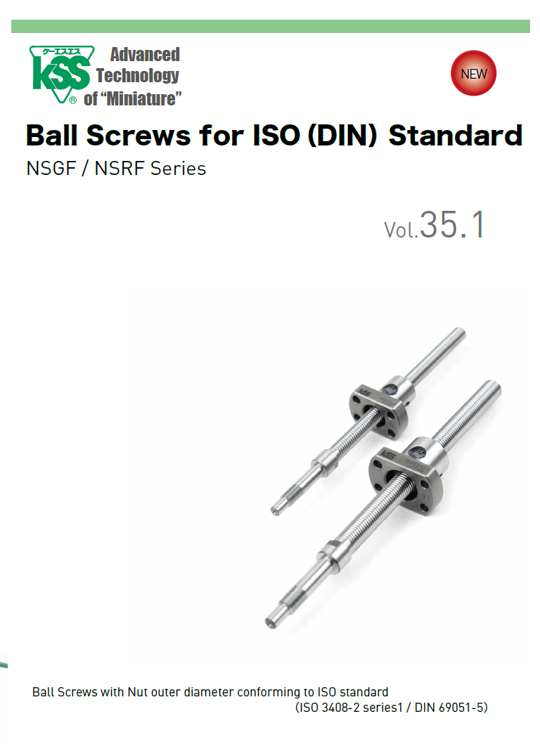 Ball Screws for ISO(DIN) Standard